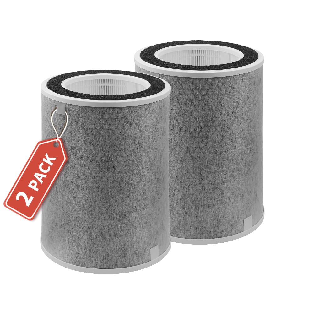HP201 HP202 Replacement Filter Compatible with Shark HP200 Series & HC502 MAX, Compare to Part #HE2FKBAS, HE2FKBASMB, 2 PACK