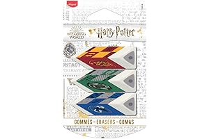 HARRY POTTER ERASERS—PRECISION & COMFORT ERASERS FOR STUDENTS & FANS