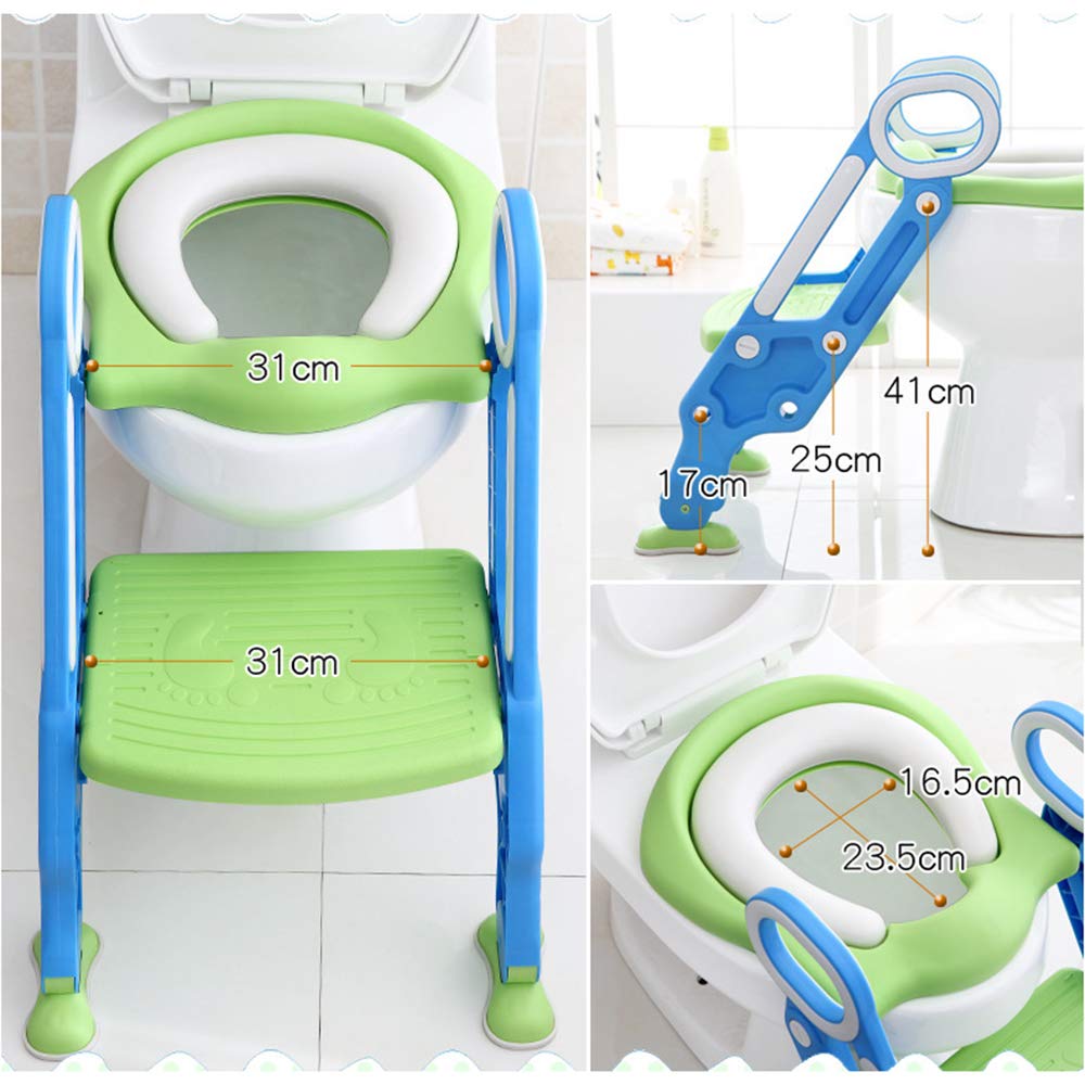 Vasino Per Bambini A Forma Di Rana - Design Ergonomico Con Manici E Antiscivolo | Verde Tipo A - Foto 4
