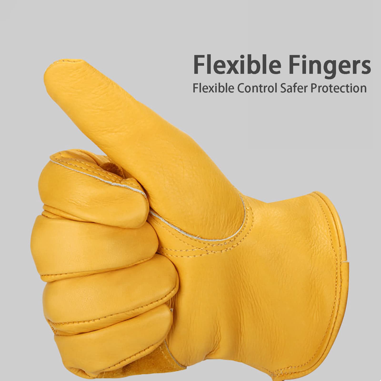 Gants de Travail en Jardinage Cuir Confort Preuve Épine Gants de Jardinage Plantation Gants de Jardin pour Le Jardinage et Les Tâches Ménagères pour Femmes et Hommes