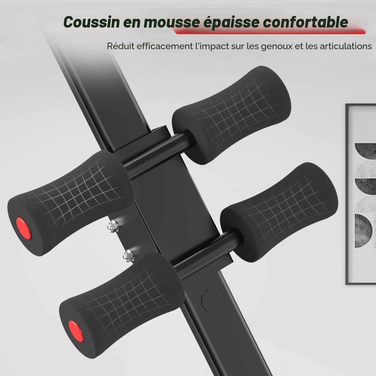RELIFE REBUILD YOUR LIFE Machine d'Abdominaux Entraîneur Pliable Banc Abdos Inclinable Équipement de Musculation pour Gym à Domicile Fitness Multifonction Abdos Cuisses Fessiers Home Gym