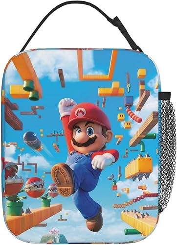 Miniatura 3 de Lonchera unisex de anime, juego de dibujos animados, impermeable, portátil, aislada, bolsa de almuerzo Bento para oficina, trabajo, picnic, A8