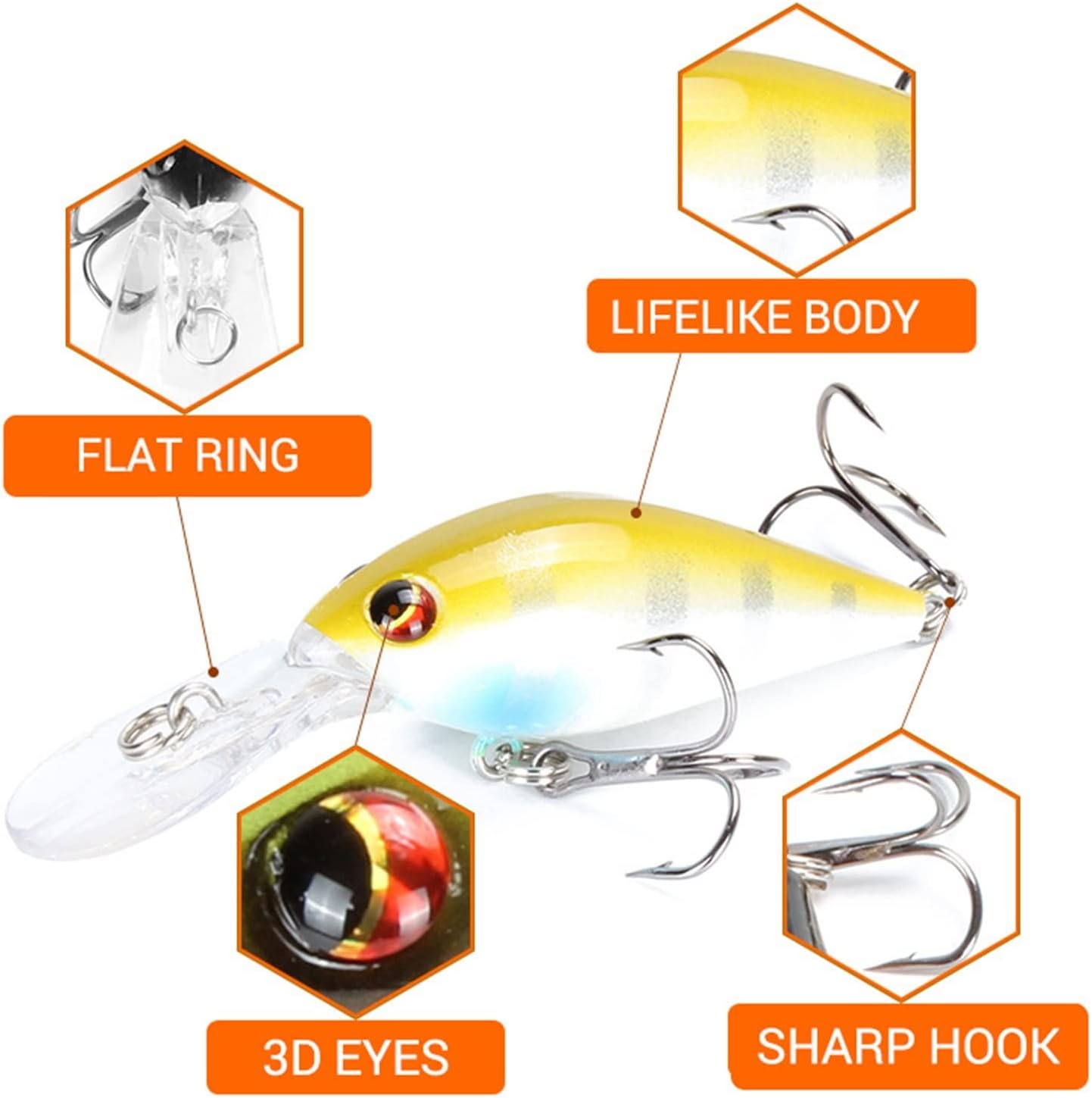 10pcs 8cm 8.8g Minnow Fishing Lures Lifelike Hard Bait Isca Artificia Crankbait Wobbler Topwater Plastic Bass Trolling Bait Freshwater Saltwater Fishing Tackle