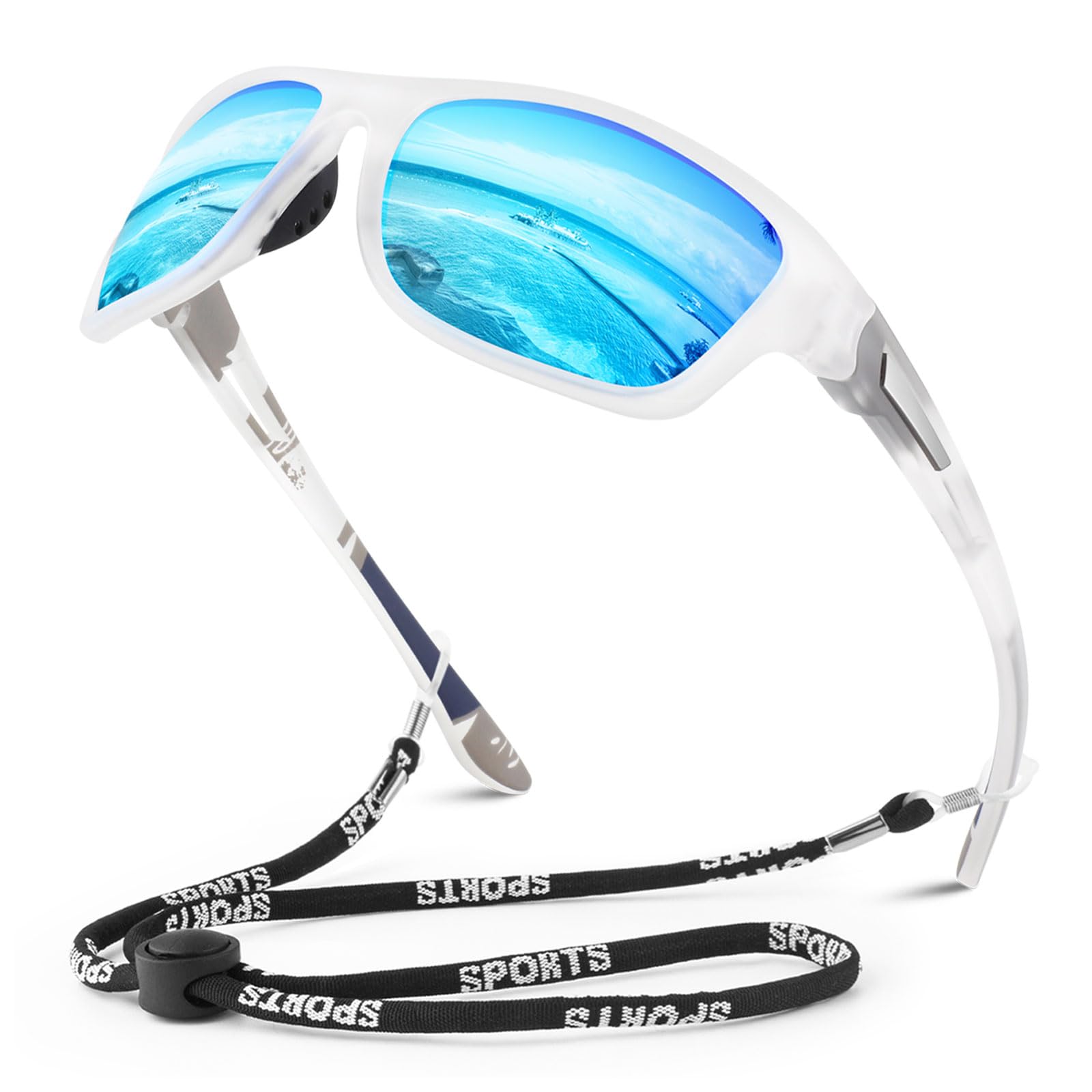 WEAROYO Polarized Sports Sunglasses Men Womens Fishing Running UV400