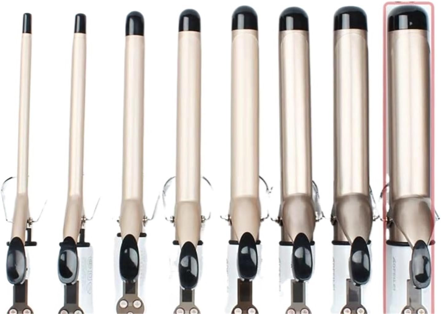 Hair Curlers Waves Electric Professional Ceramic Hair Curler Curling Iron Roller Curls Wand Waver Styling Tools(Product 1-38mm,UK)