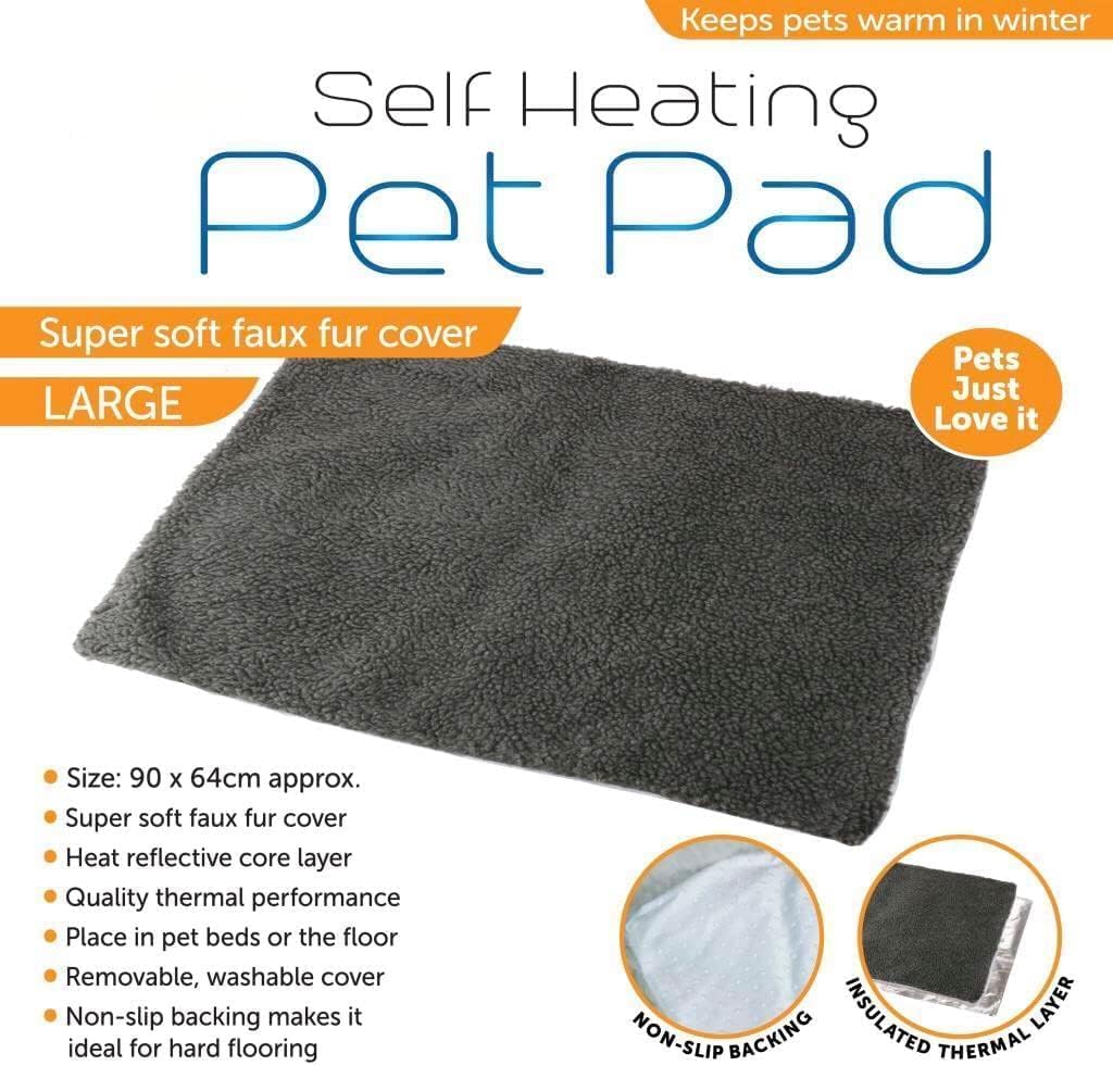 Self Heating Pet Blanket Pad Ideal For Cat/Dog Bed Medium - Image 2