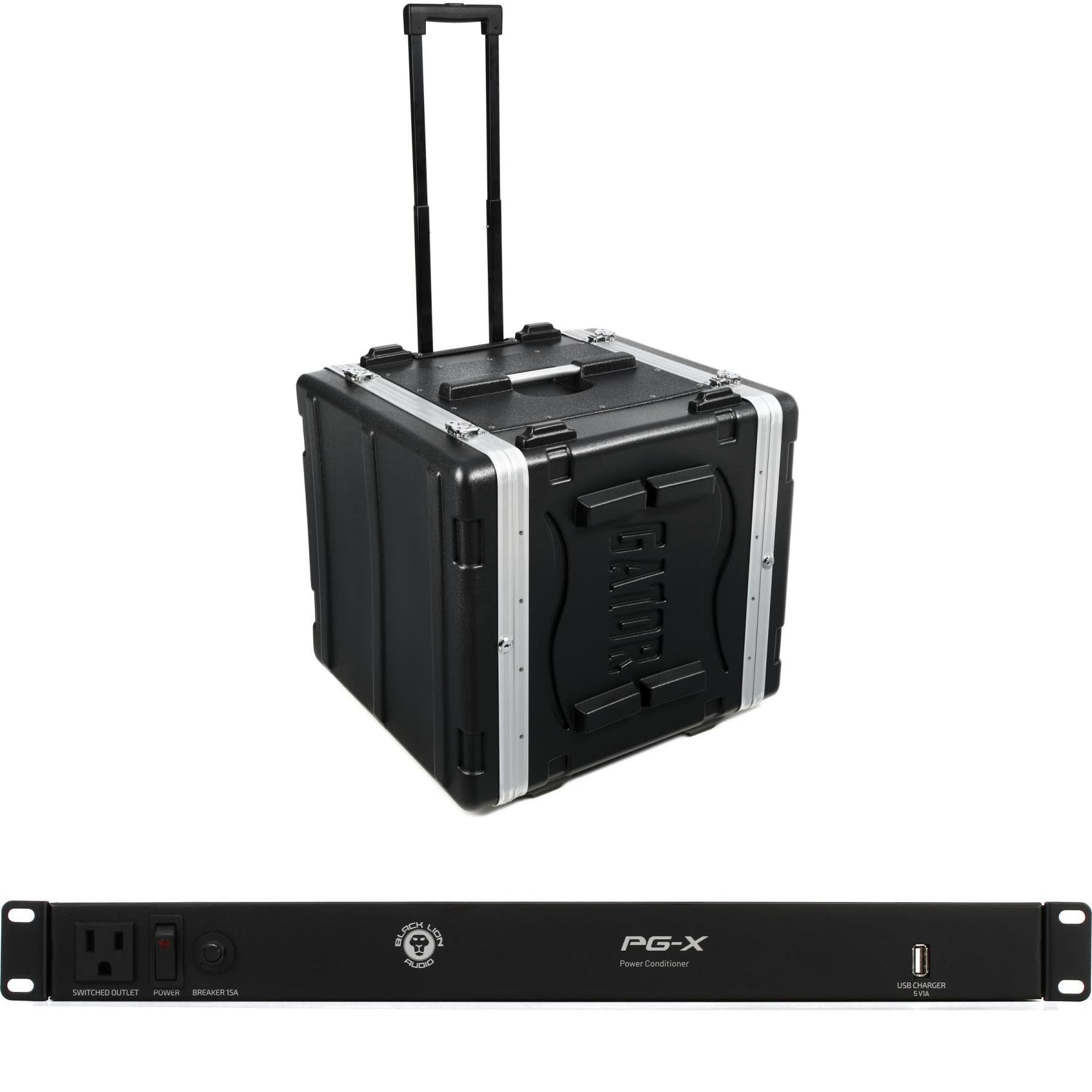 Gator GRR-10L 10U Rolling Molded Rack Case with 19