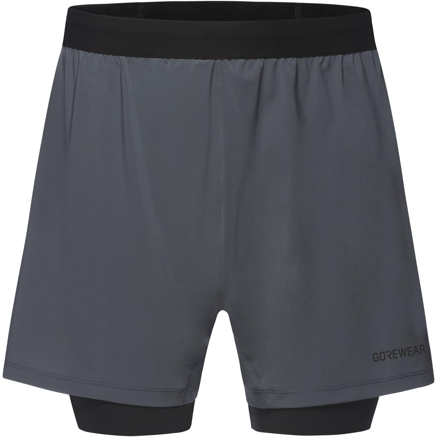 GORE WEAR CONCURVE 5” 2in1 Shorts Mens, Lab Graphite/Black, S