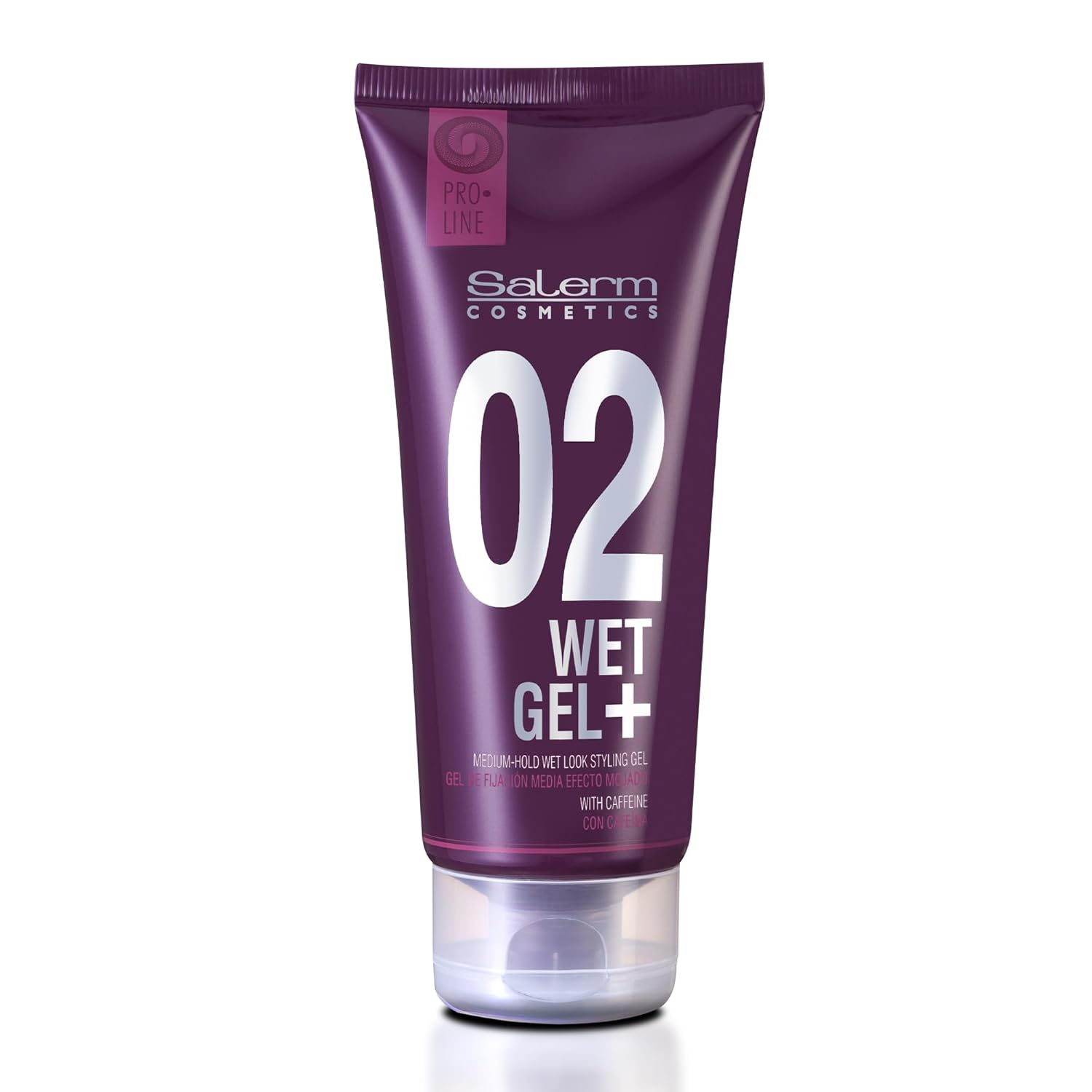 SALERM – Hair Styling Gel – Pro Line Wet Gel + 02-200 ml – Medium Hold – Wet Effect – with Caffeine and Fixative Resins – Leaves No Residue – Antioxidant and Energizing Effect – Quick Drying SALERM – Hair Styling Gel – Pro Line Wet Gel + 02-200 ml – Medium Hold – Wet Effect – with Caffeine and Fixative Resins – Leaves No Residue – Antioxidant and Energizing Effect – Quick Drying