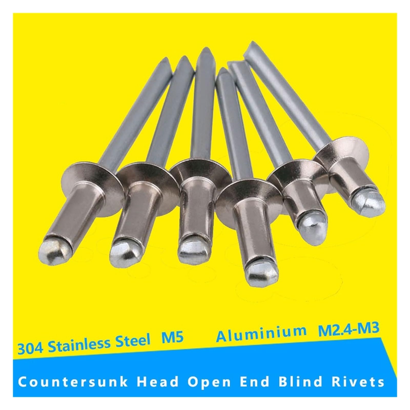 Rivetto Cieco DIN7337 3.2x11mm Rivetto Pop Cieco A Testa Piatta In - Foto 6