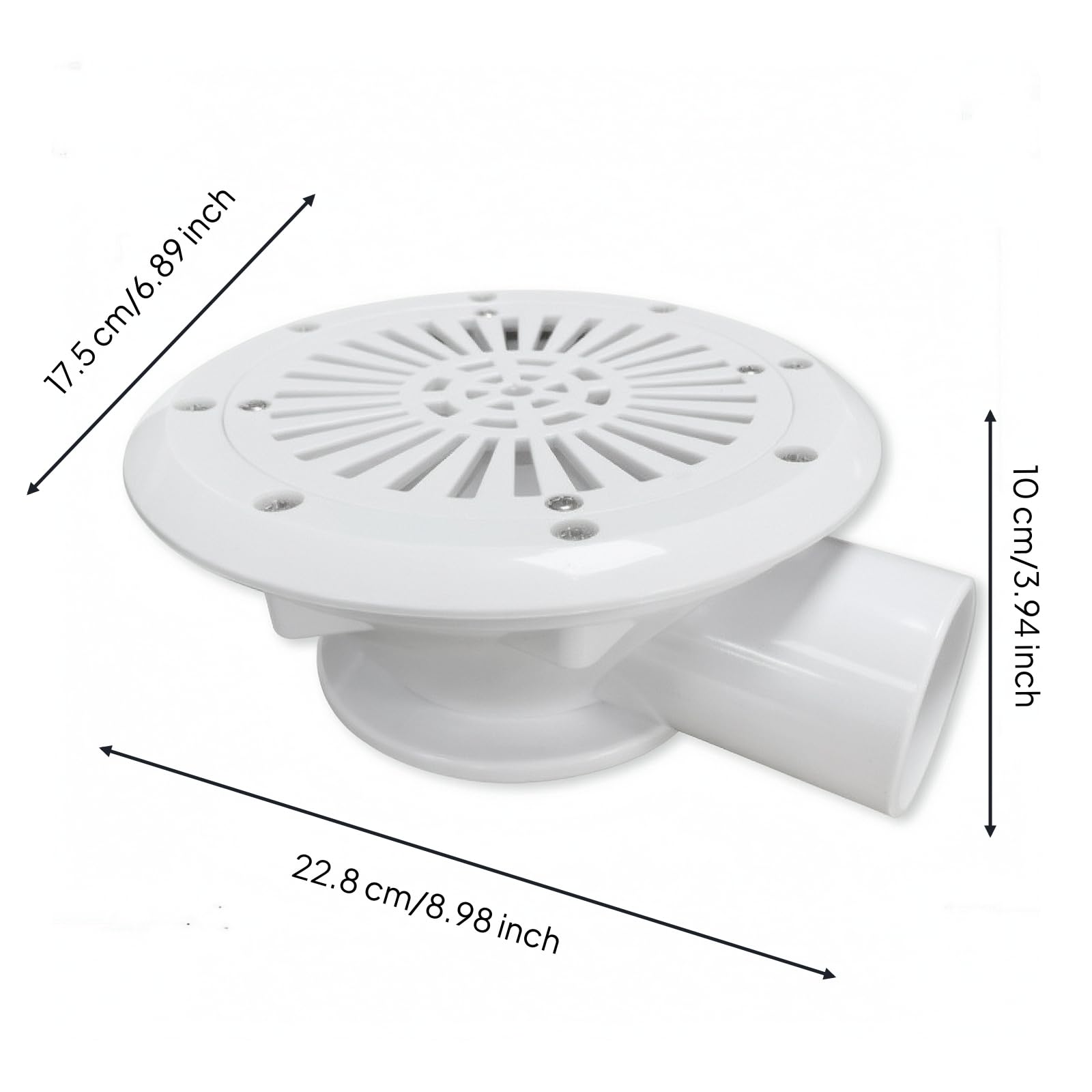 Tapa sagüe Piscina con Base smontable Eficiente