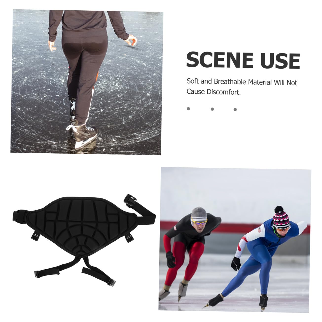 Ciieeo Protezione per Sedere da Pattinaggio per Adulti e Bambini, Pantaloncini Imbottiti Leggeri e Durevoli Protezione i Fianchi, per Snowboard, Skate e Attività Sportive All’aperto