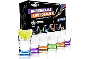 SWOOC Unbreakable Shot Glass Set with Game