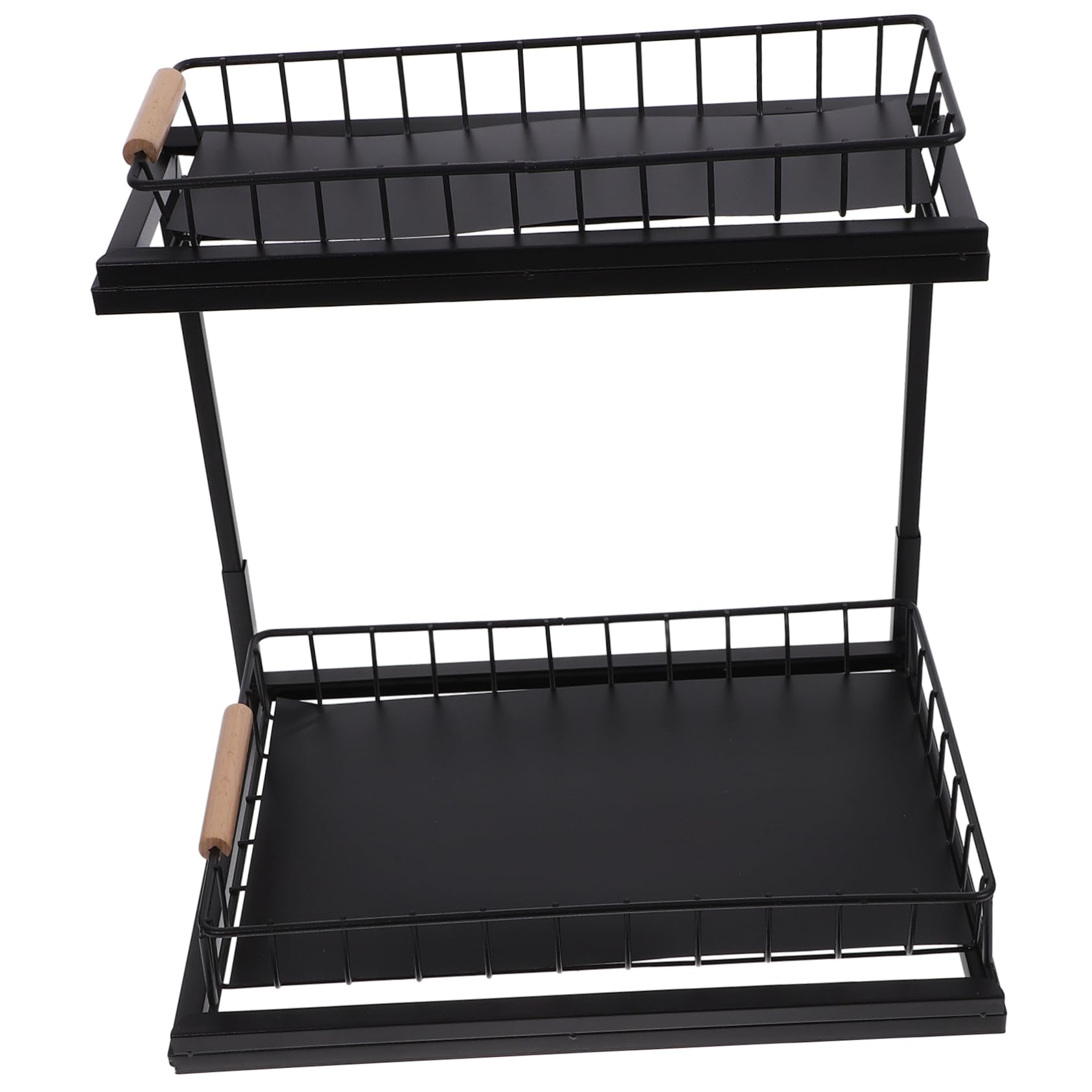 PRETYZOOM Bathroom under Sink Organizer over Sink Shelf Spice Rack Storage Rack 2-tier Cabinet Organizer Kitchen Supply