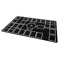 Tappetino minimalista in gomma per 2 giocatori compatibile con i Pokemon 69x45 cm