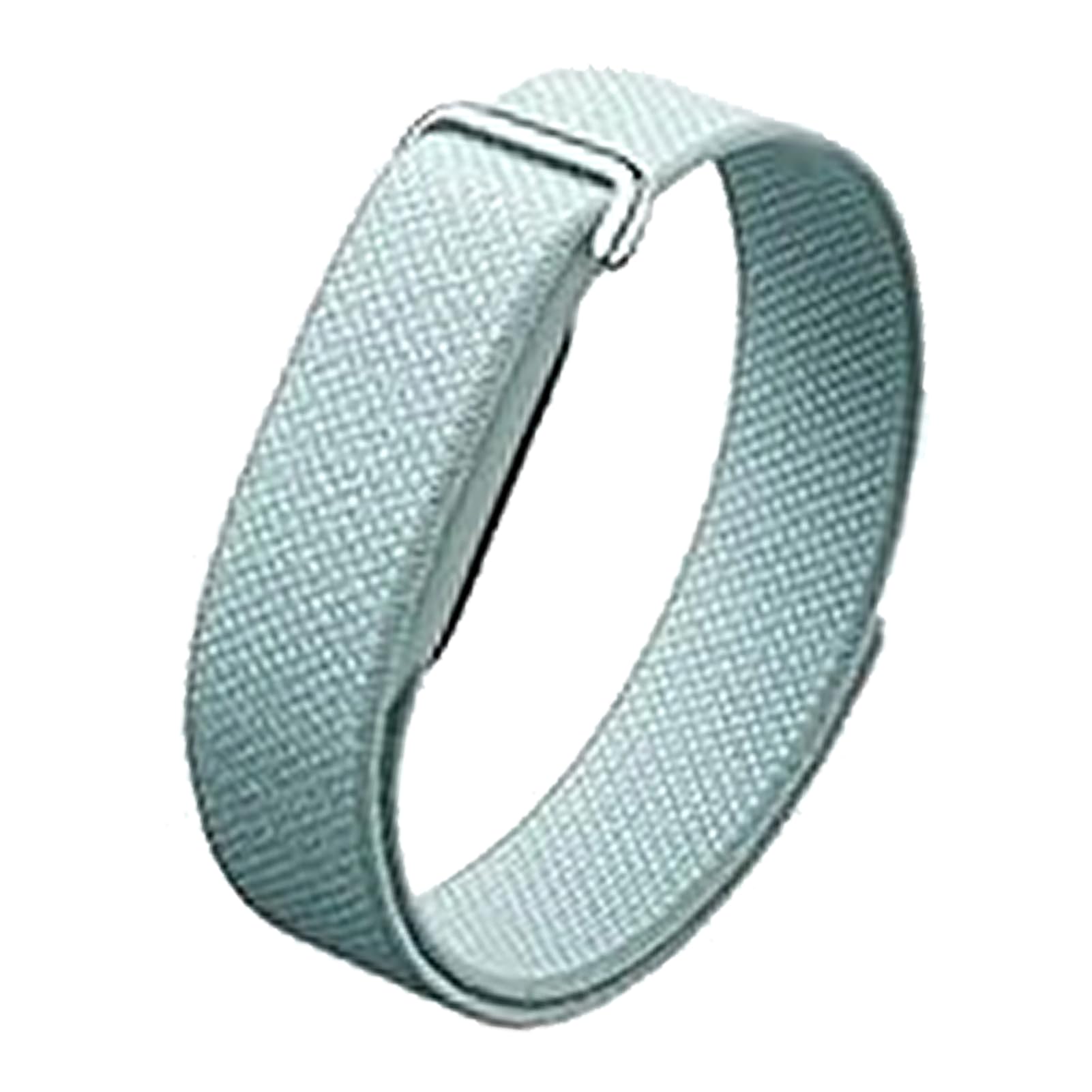 Aortom Nylon Band Compatible for Google Fitbit Air, Breathable Braided Sport Loop Replacement Strap with Stainless Steel Buckle, Soft Adjustable Woven Wristband for Women Men, Non-Original (Green)