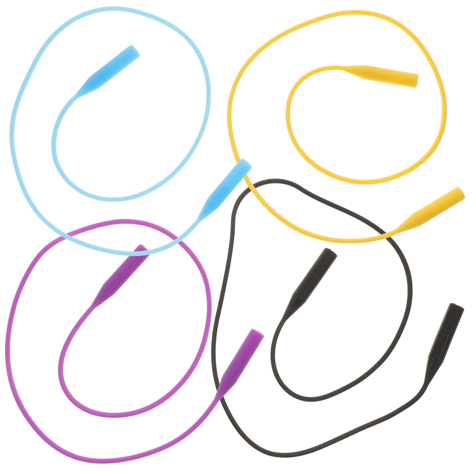 GALPADA 4pcs Eyeglass Retainer Glasses Strap for Sports Sunglasses Sport Sunglasses Glasses Strap Glasses Hanging Ropes Glasses Lanyard Adjustable Glasses Strap Sunglass Strap