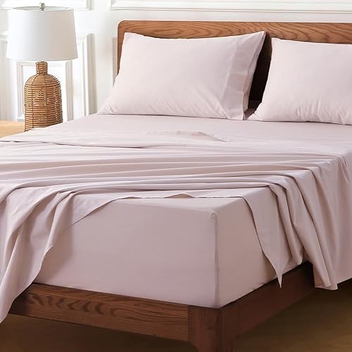 Miniatura 5 de HYPREST Juego de sábanas tamaño Queen con bolsillo extra profundo para colchones de 18 a 24 pulgadas de profundidad, juego de sábanas de 100 %