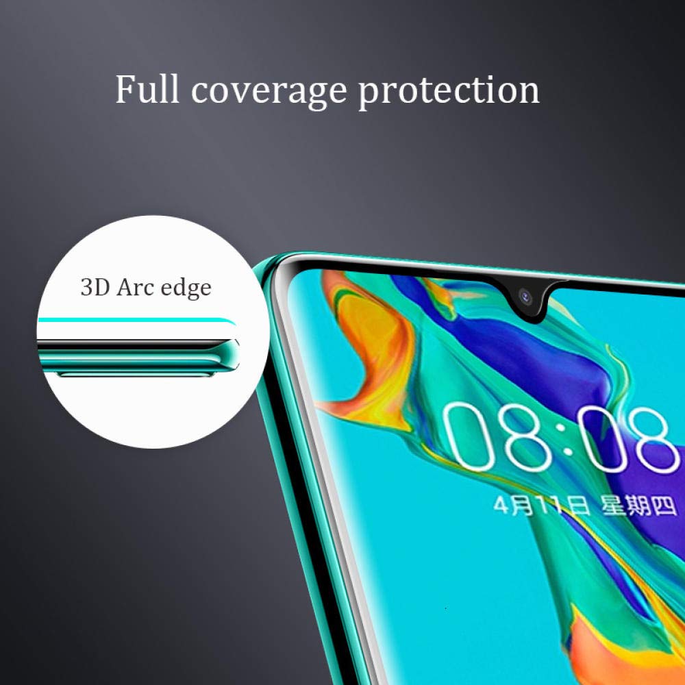 Custodia per Huawei P20 Cover Protettivo Vetro Temperato TPU Custodia per Huawei P20 Cover Protettivo Vetro Temperato TPU