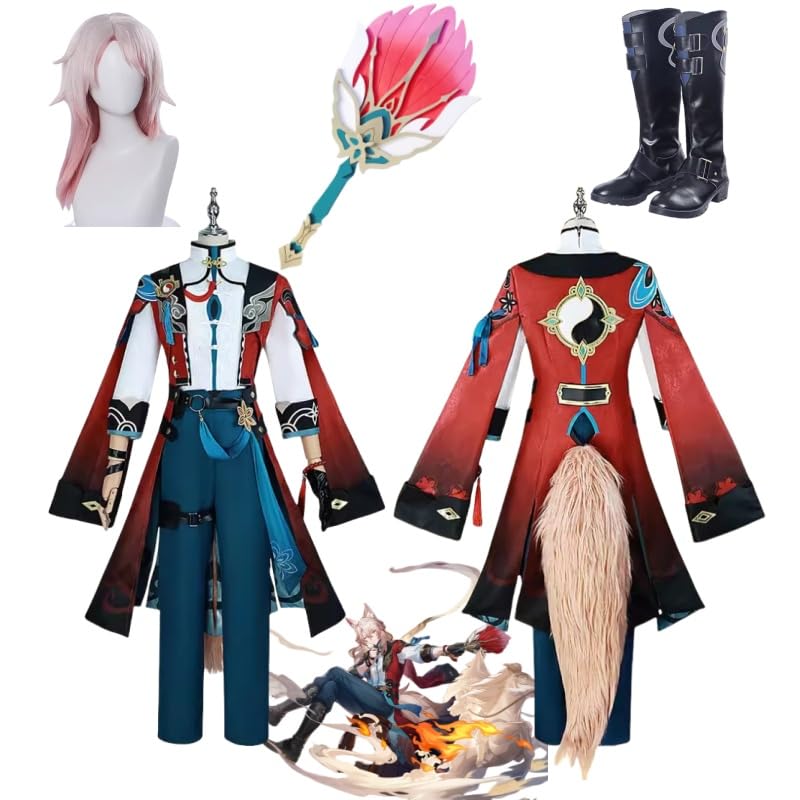 Amazon.co.jp: 崩壊スターレイル 椒丘 コスプレ衣装ょうきゅう 仙舟 狐