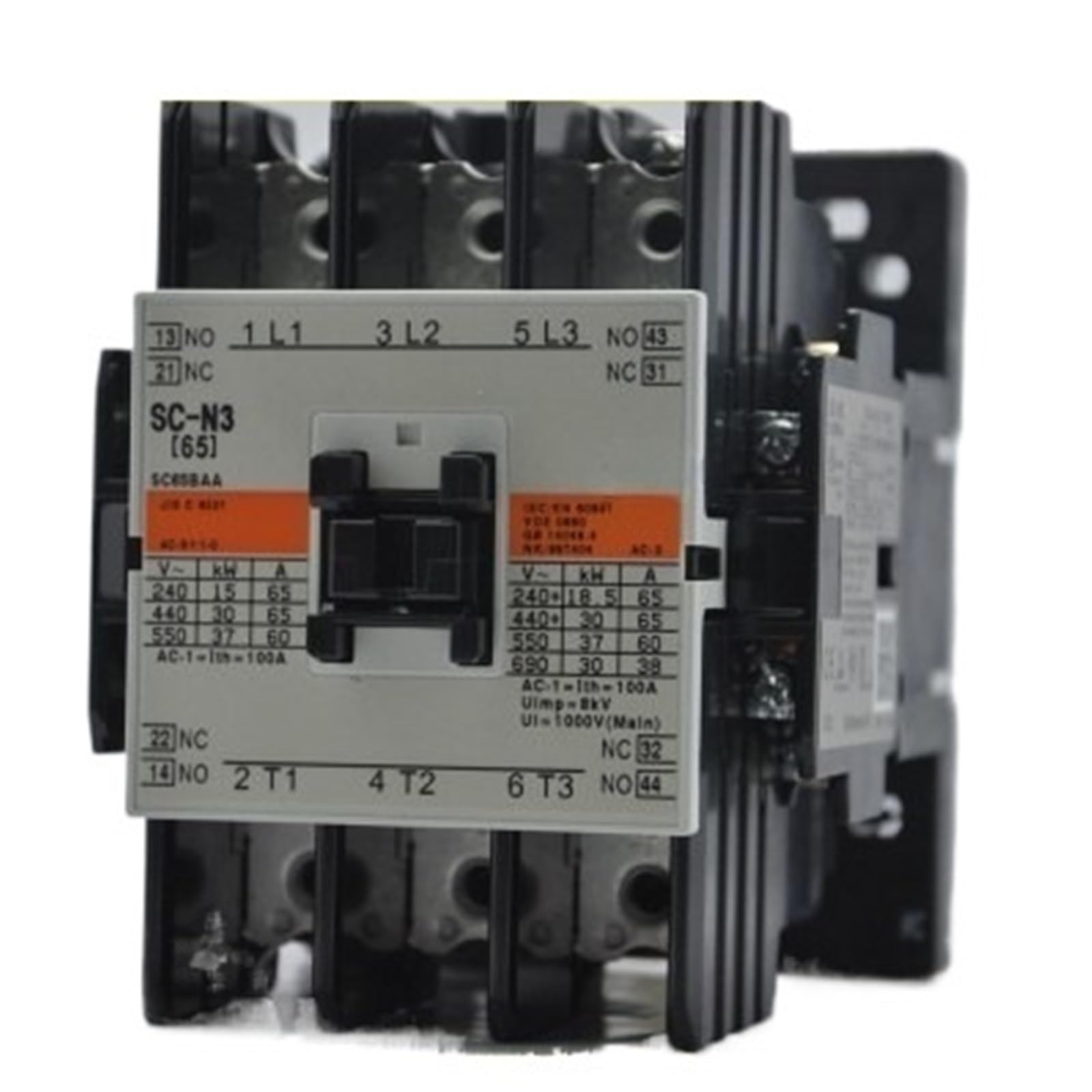 Contacteur SC-N1 Fuji tripolaire avec relais thermique TR-N2 24A
