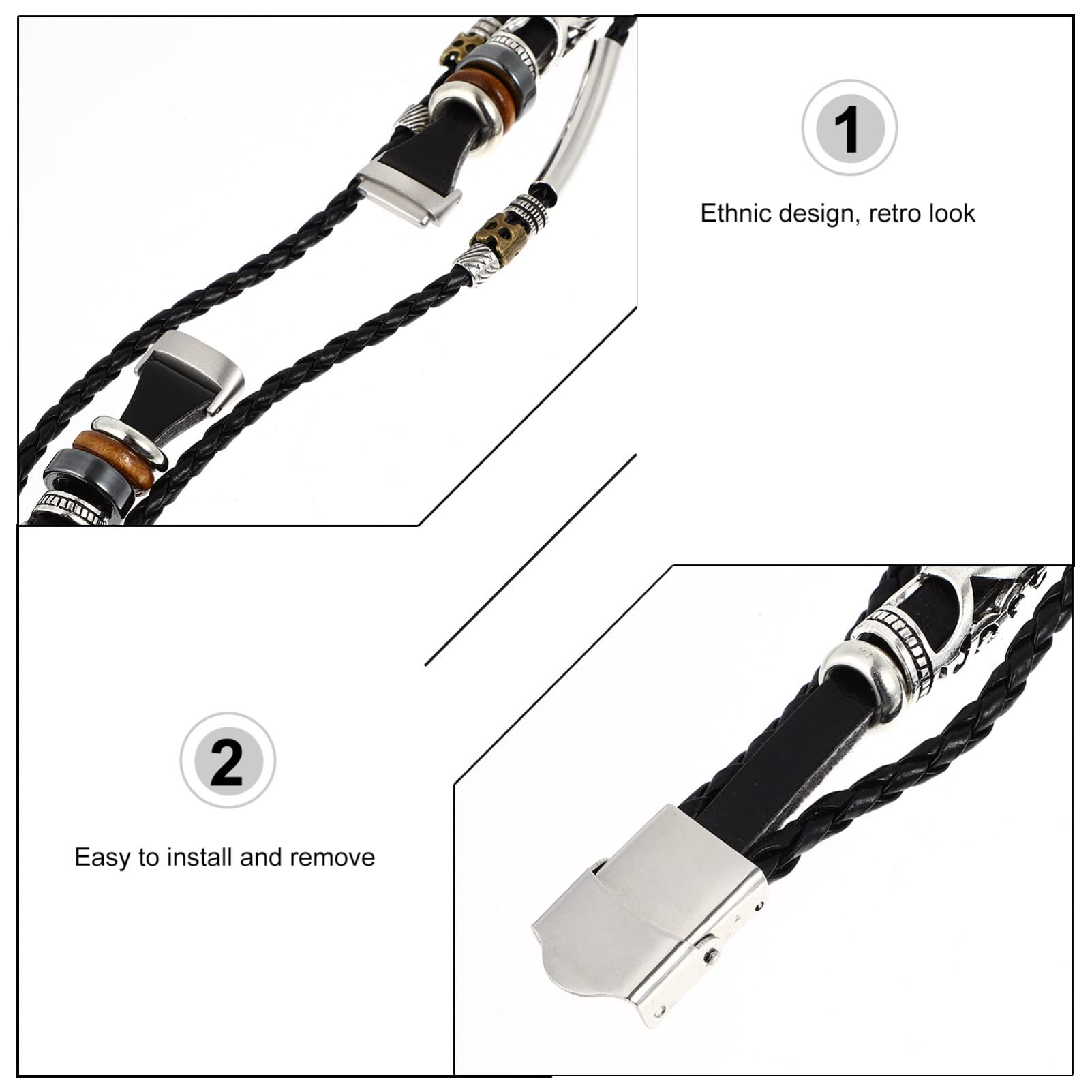 BESTonZON 4stücke Ersatzarmband Für Damen Stilvolles Armband Aus Leder Und Kompatibel Mit Luxe Für Hochzeit Geburtstag Valentinstag Elegante Geschenkidee