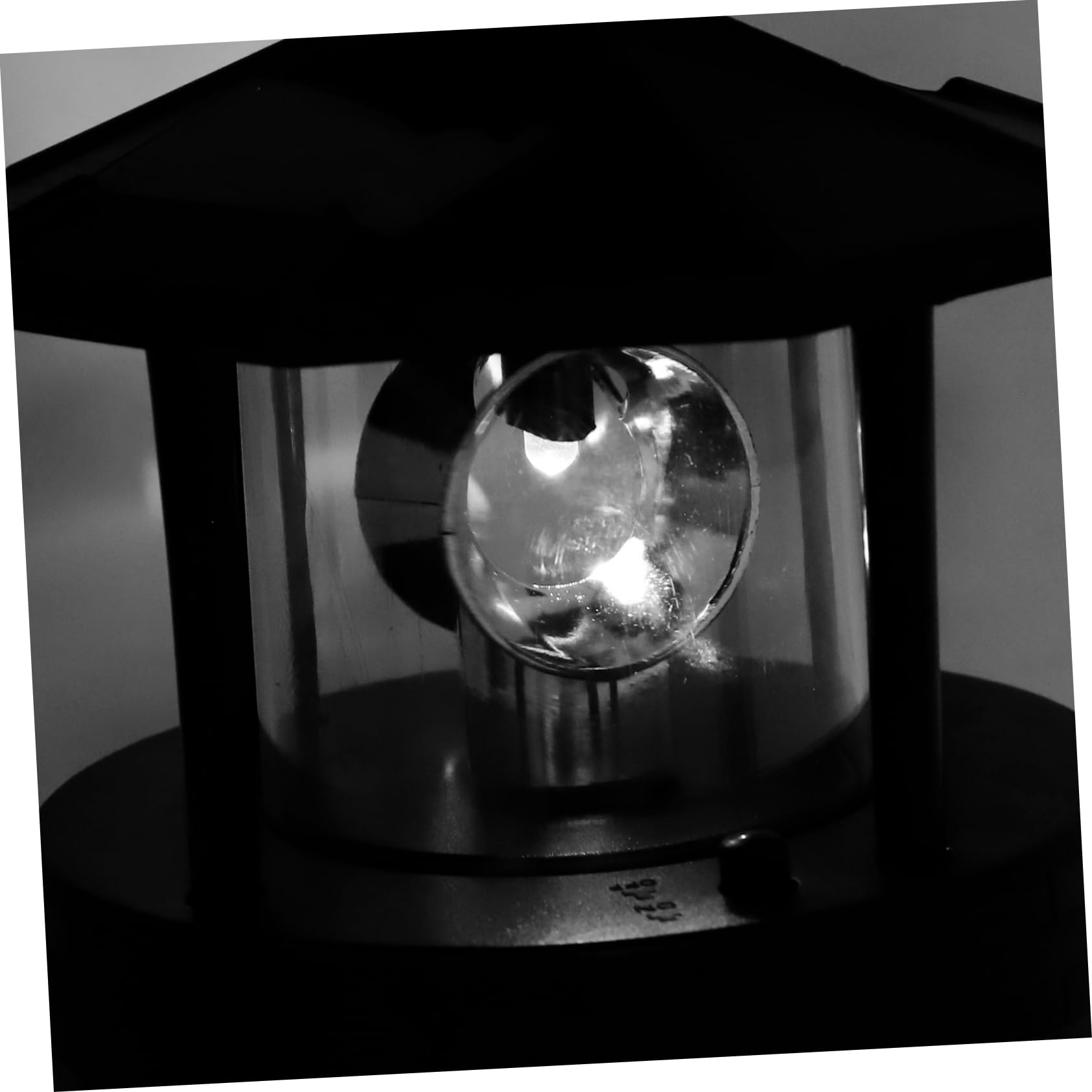 IWOWHERO Rotating Solar Lighthouse Light Illumination for Garden Decor Durable Solar Powered LED Outdoor Lighting for Patios and Lawns