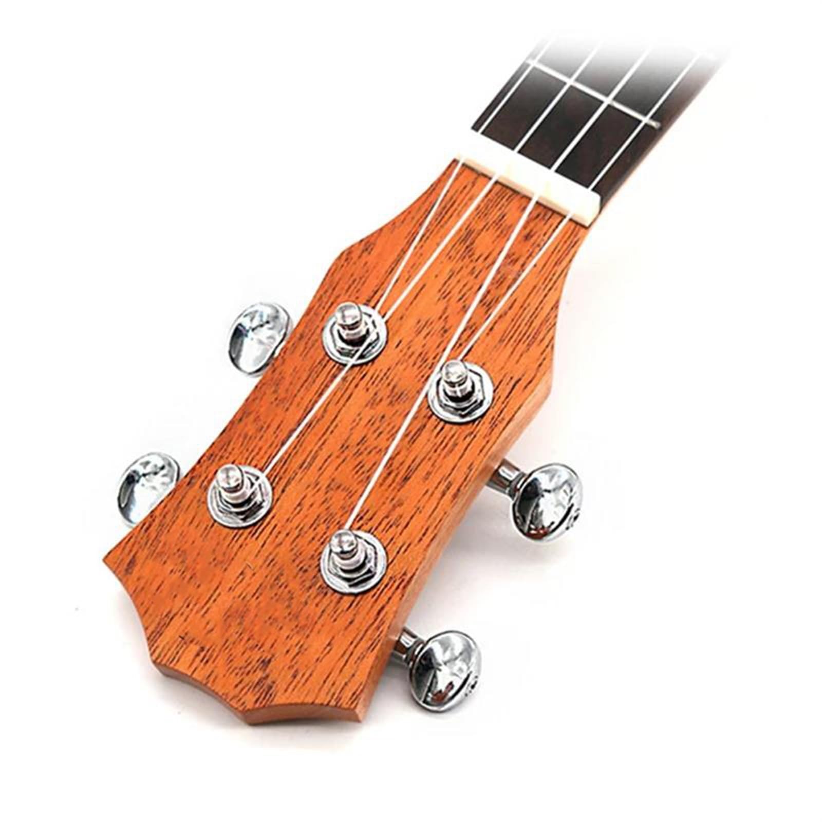 Ukulele Concert 23 Fichtendecke, Hawaiianische 4-saitige Gitarre Elektrische Ukulele, Schmetterlings-Herz-Blumenmuster(Color:Ukulele with bag)