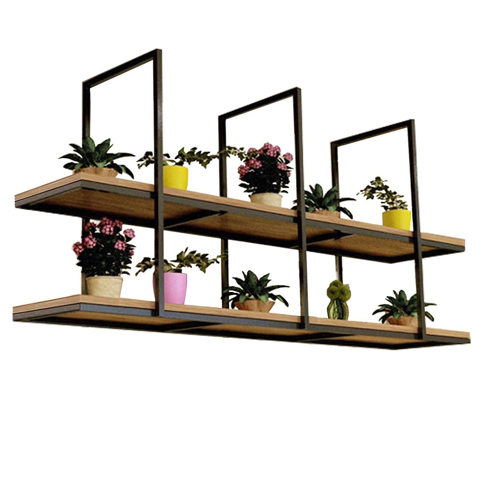 Étagères flottantes suspendues pour plantes : optimisez les petits espaces de balcon