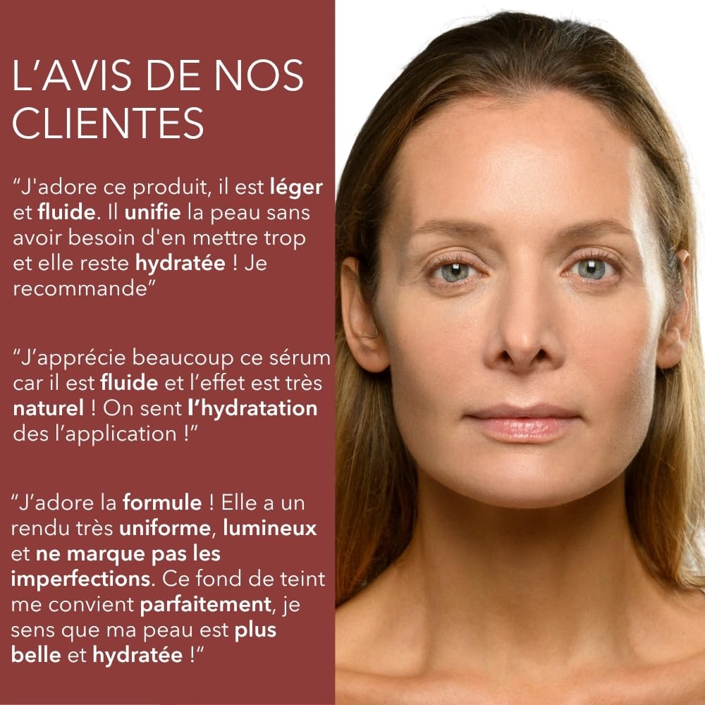 T. LeClerc Sérum Teinté Éclat Anti-Âge 30 ml – N°11 Pécan - Fluide à l’Acide Hyaluronique – Double action - fond de teint léger + anti âge - Effet Seconde Peau – Teint Lumineux & Unifié