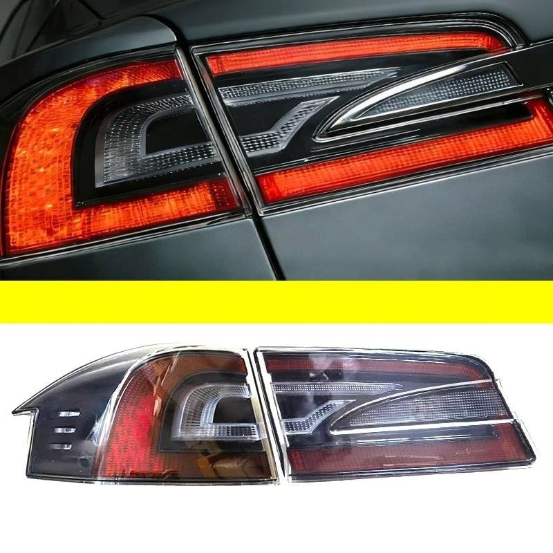 Ensemble feux arrière voiture pour Tesla Model S feu antibrouillard stop LED auto gauche - 2