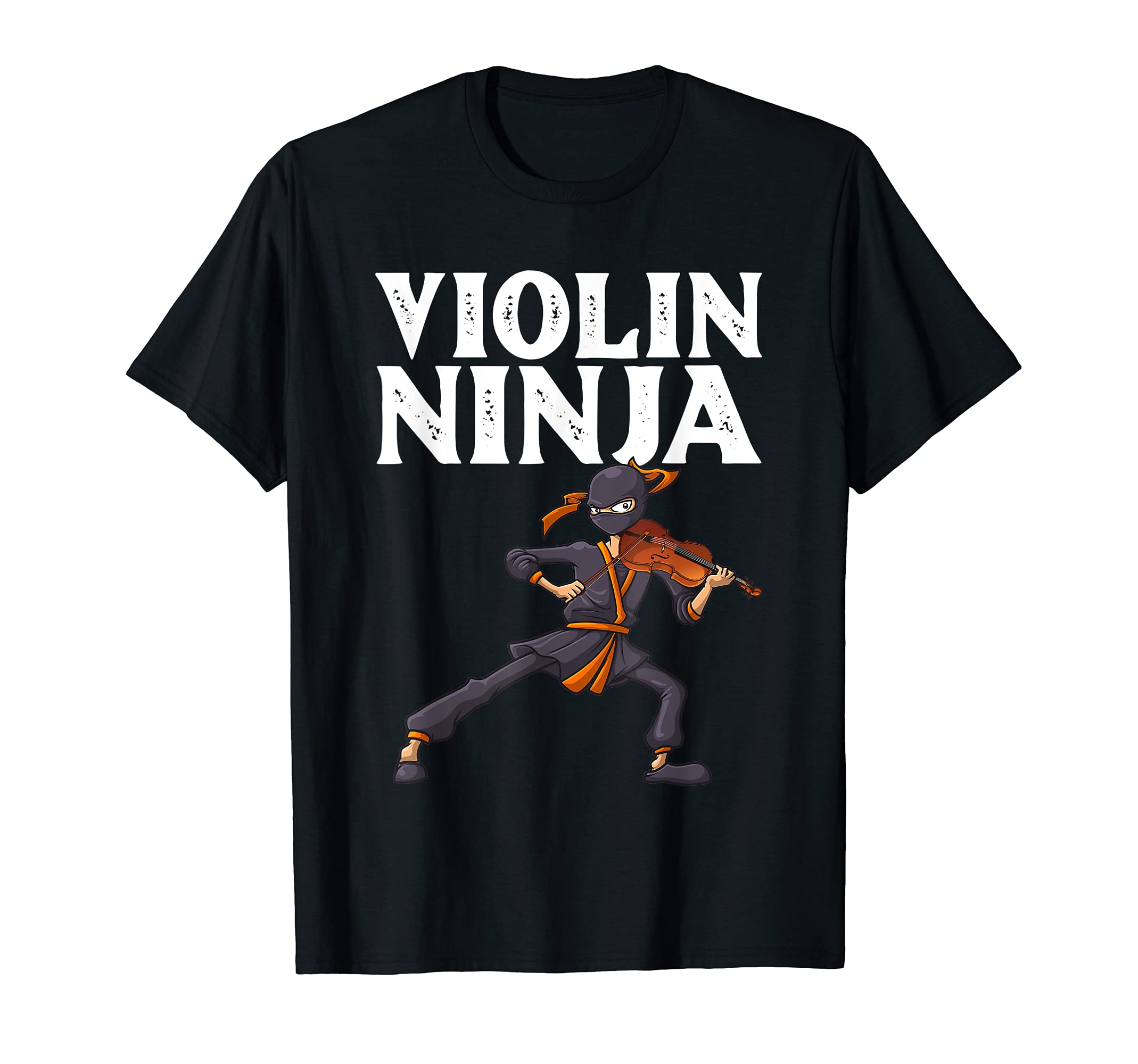 Cool Violin Ninja For Men Women Musician Viola Cello Players T-Shirt