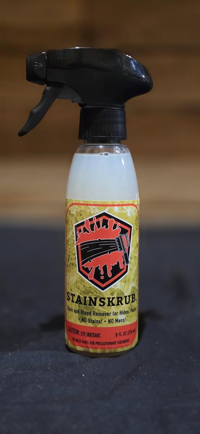 StainSkrub® - Enzymatic Blood Stain Remover for Hunting Gear & Clothing - Ultimate Blood Stain Cleaner for Hunters - Remove Blood Stains Fast - Gifts for Hunters by Velvet Antler Technologies