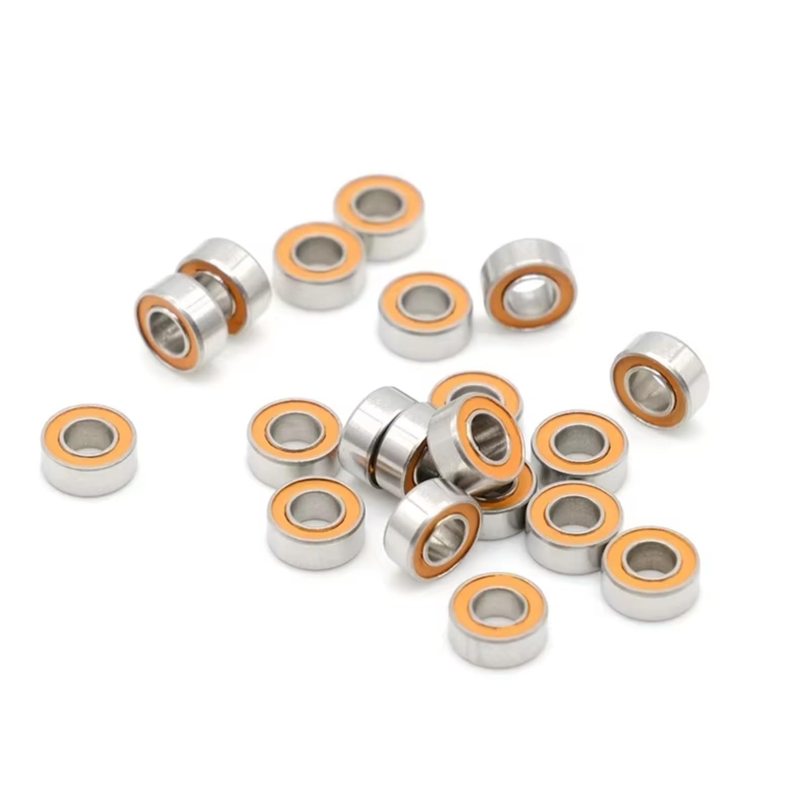 Repuestos Juguetes RC Compatible con 1/24 1/28 RC Coche Piezas Upgrade 10 Piezas Rodamiento De Bolas Miniatura De Acero Inoxidable SMR63 2RS CB 3x6x2.5 Mm ABEC-7 Rodamientos Cerámicos