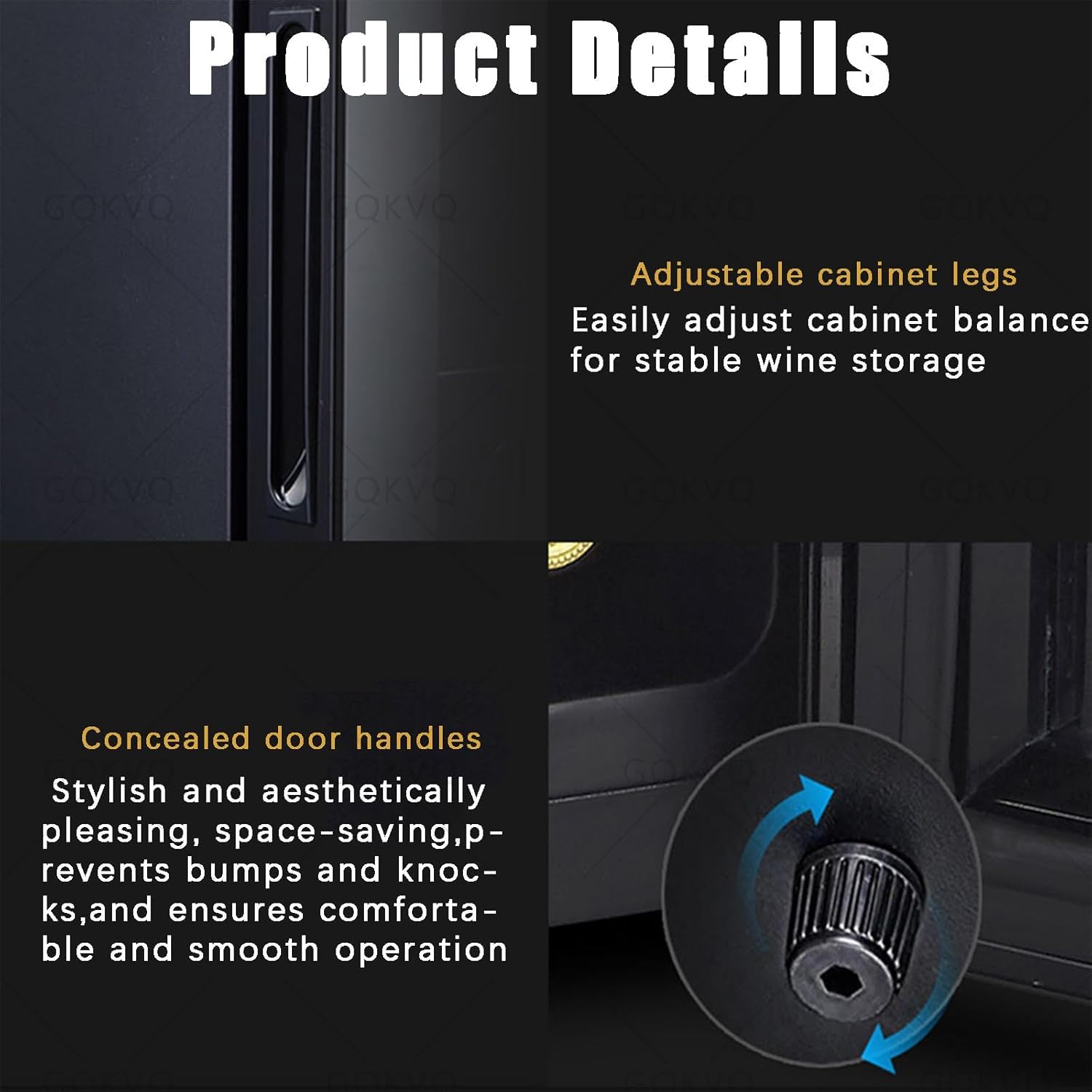 Wine Cooler With Glass Door, Adjustable 8-18℃ Temperature Control, Ideal For Red, White, Champagne & Sparkling Wines - Perfect Beverage Refrigerator on Fridge.com - View 3