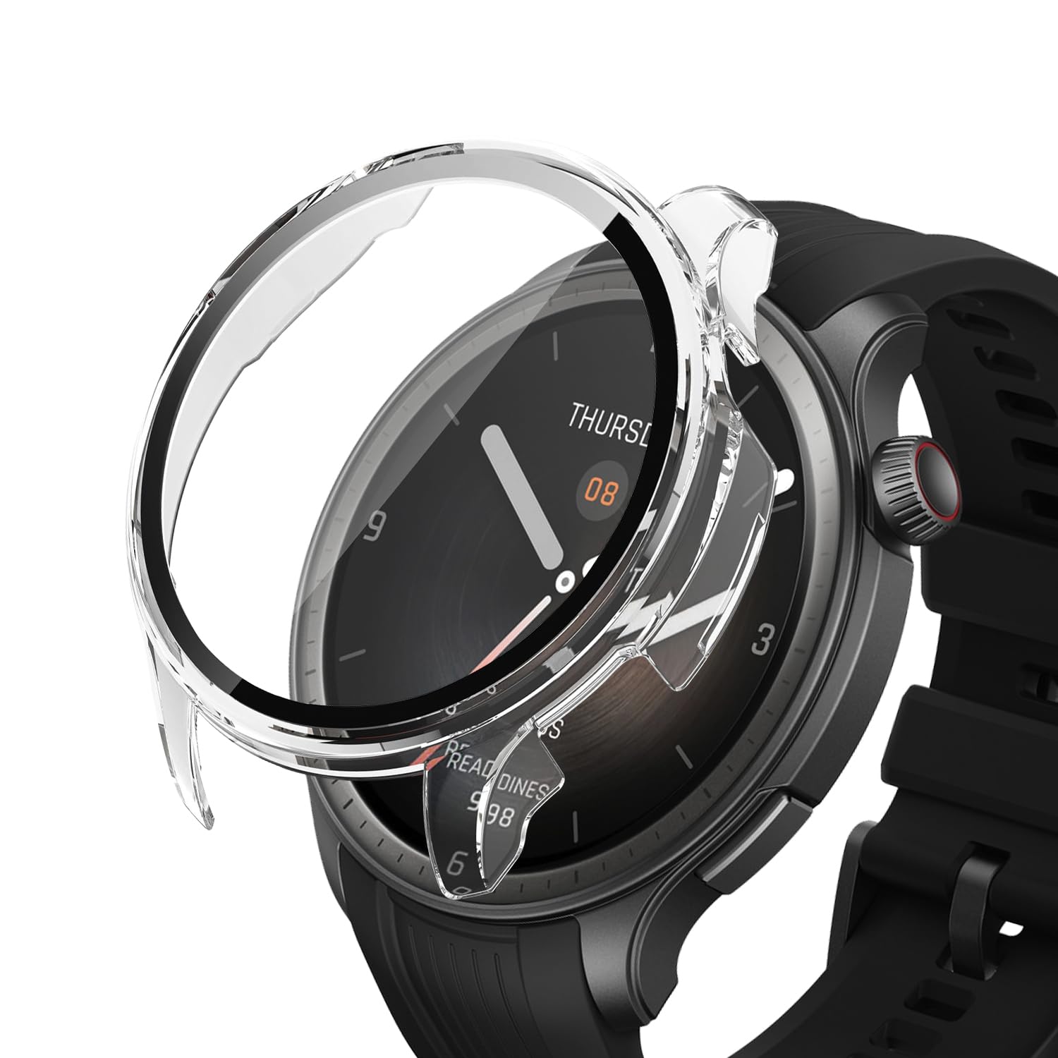 Amazon.co.jp: AiMaoo Amazfit Balance 対応 ケース 強化ガラス 