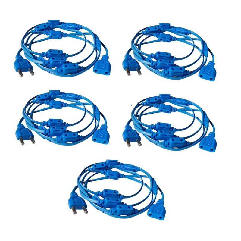 ERH India Multi Female Plug Connector 5 Pc 2Pin Ladi Jointer 10+1 for Decorative String Lights, Perfect for Diwali Decoration, Wedding Light, Festival, Party, Christmas, Birthday and Home Lighting-image-41