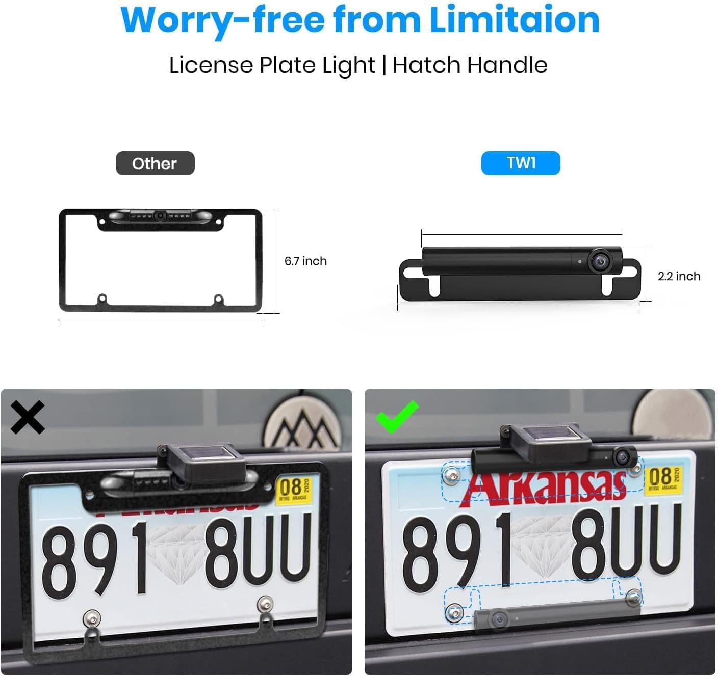 Comparison of distorted signal versus clear anti-interference signal from AUTO-VOX camera.