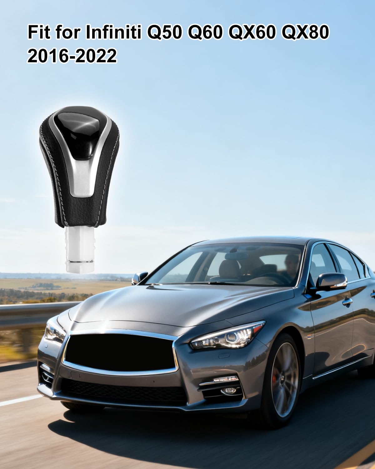 Amazon | シフトノブ インフィニティ Q50 Q60 QX60 QX80 2016-2022