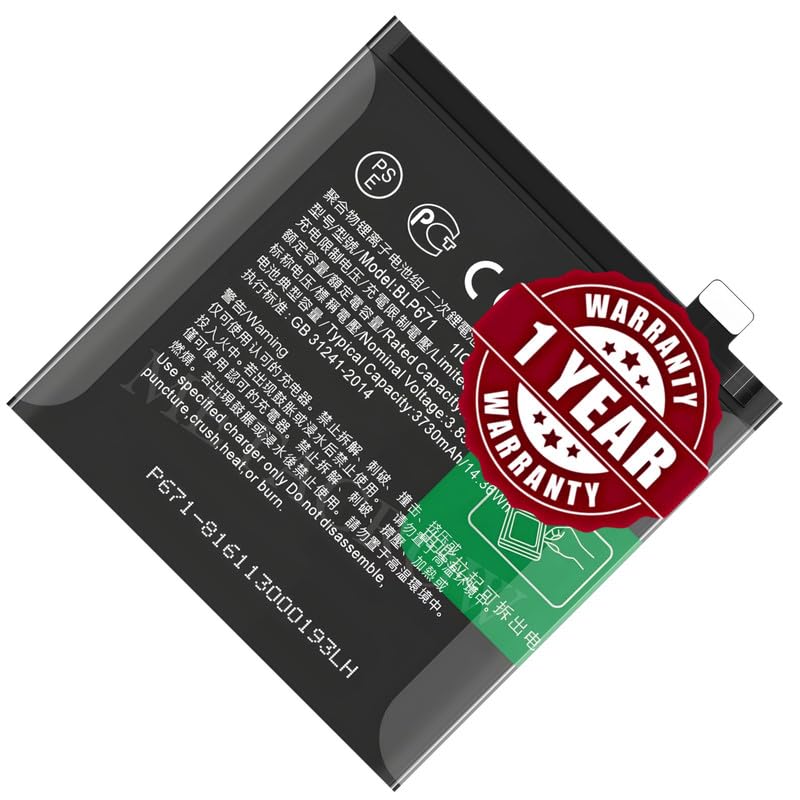 Image of Original BLP671 Battery Compatible for Oppo Find X (CPH1871, PAFM00) - (3730mAh) - 1 Year Warranty JK1