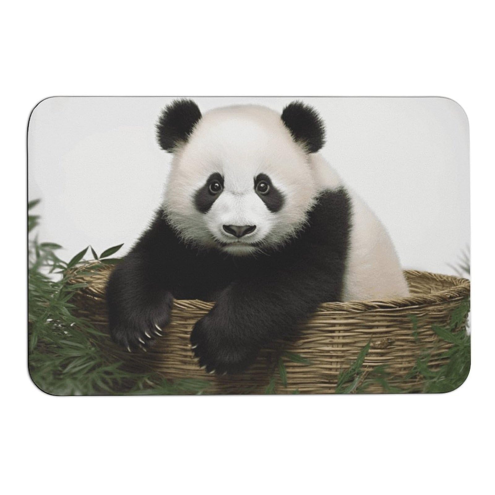Tapis absorbant l'eau motif panda pour cuisine et intérieur propre