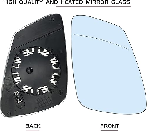 Miniatura 2 de Espejo lateral izquierdo de repuesto para BMW 228i 320i 328i 330i 335i 428i 430i 435i 440i 535i 550i 640i i3 M2 M3 M4 M5 M6 X1 y más  Vista lateral