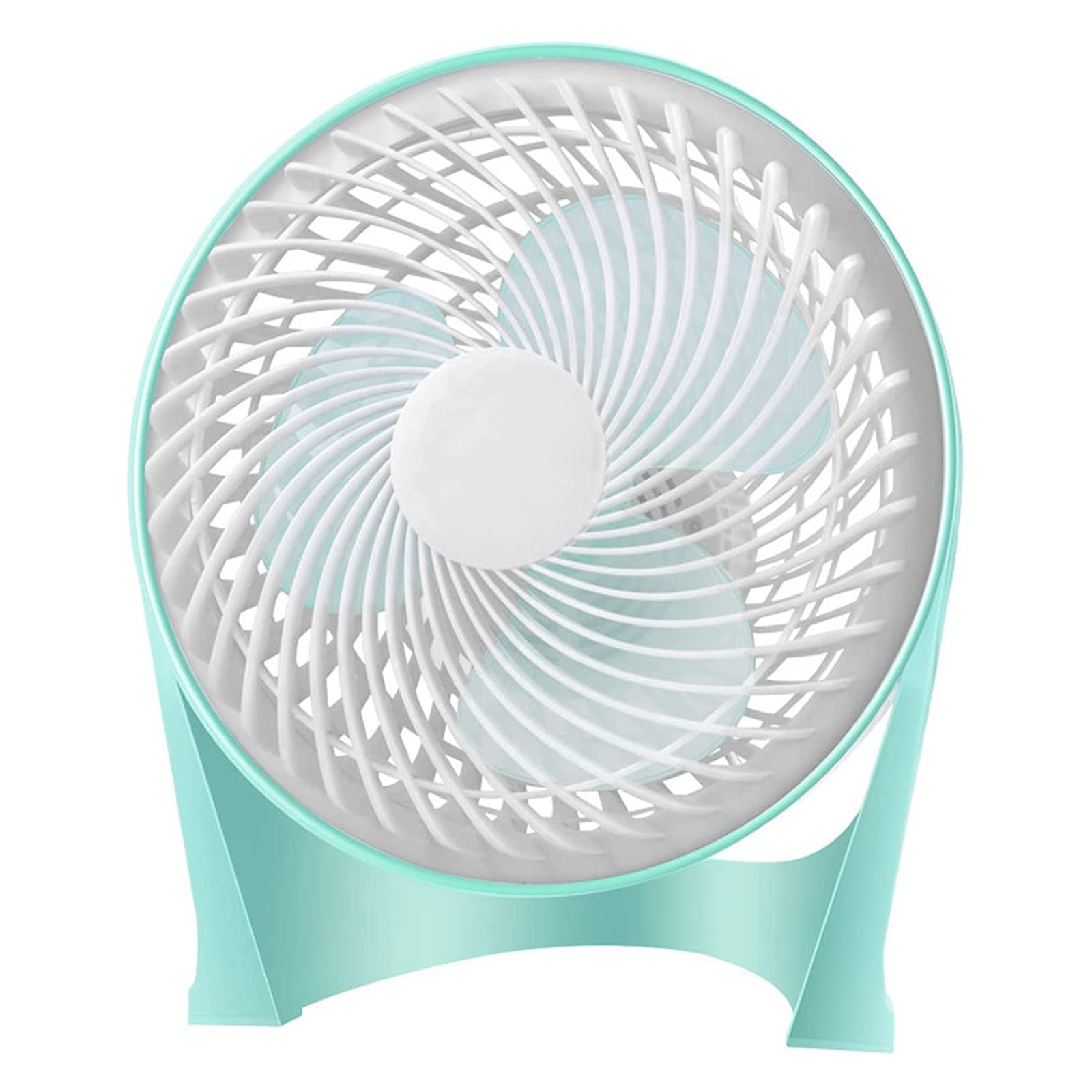 Mini Ventilatore Elettrico Silenzioso, Ventilatore da Tavolo per Dormitorio per Studenti, Raffreddatore d'Aria Ventilatori da Tavolo Ricaricabili USB per Auto da Ufficio a Casa