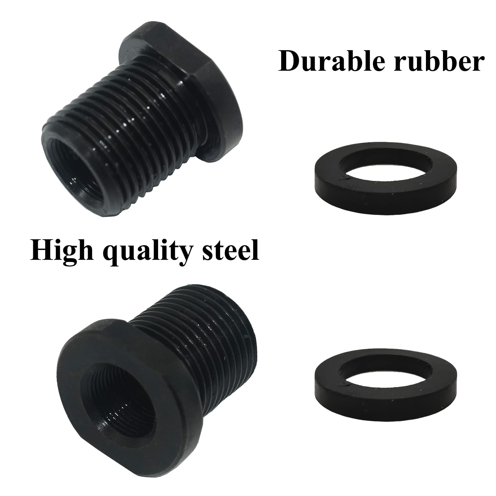 Hex Thread Adapters - 2 Pack with Washers -7