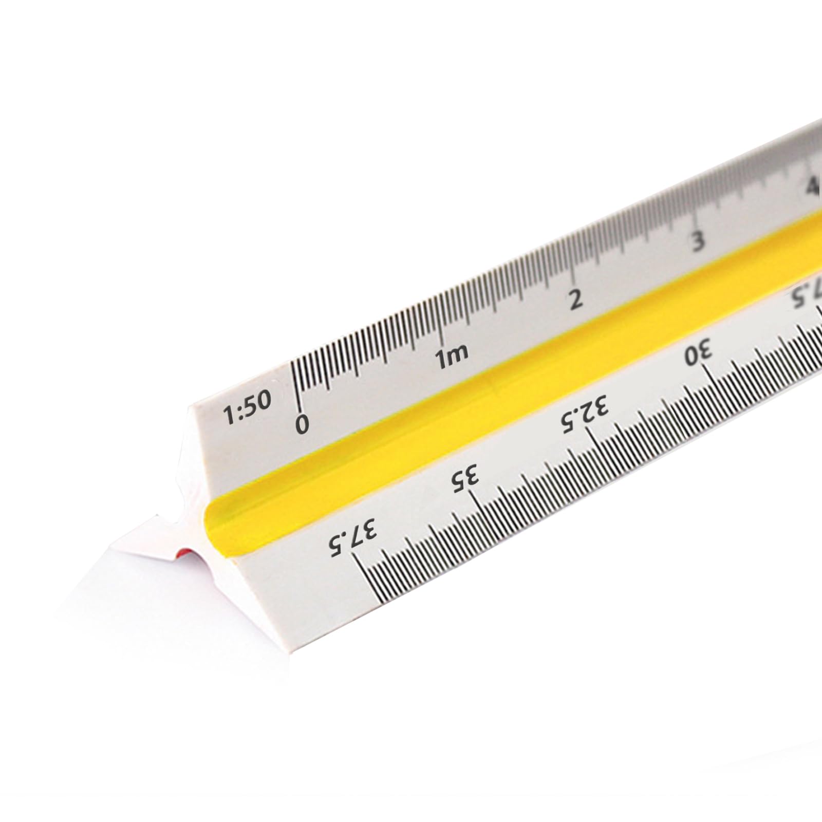 Escalímetro Profesional 30 cm – Regla de Escala Métrica con 6 Escalas (1:20/1:25/1:50/1:75/1:100/1:125), Reglas Triangulares, Ideal para Escuela, Taller y Hobby