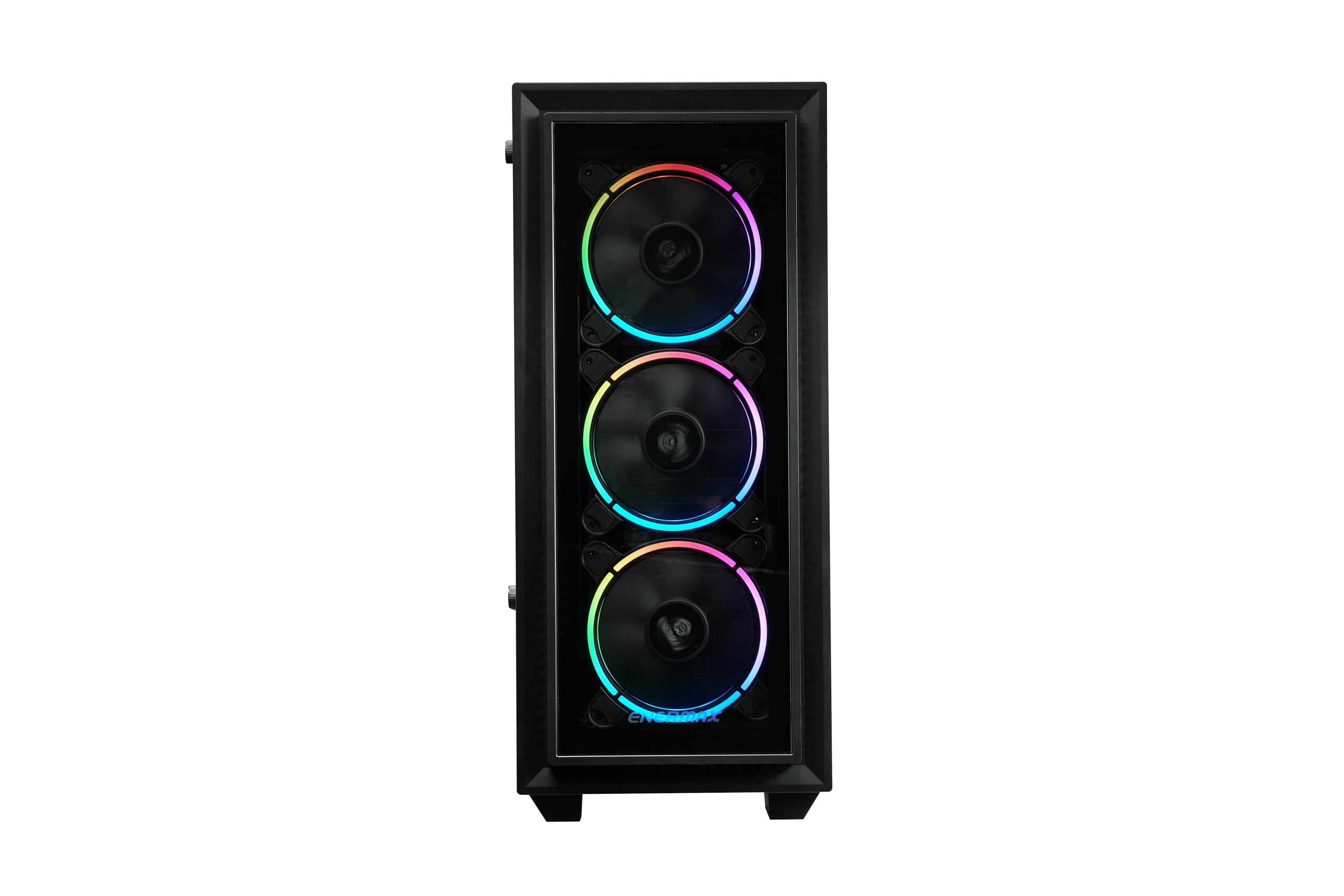 Enermax Starryfort SF30 ARGB Mid Tower Gaming PC Case in vetro temperato, include 4 ventole T.B. RGB A.D ARGB-12 cm PWM - 2 USB 3.0 1 USB 2.0, ECA-SF30-M0BB-ARGB
