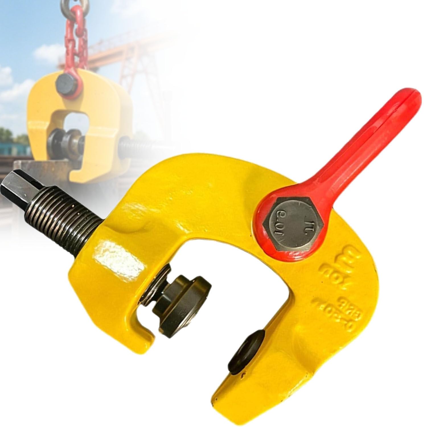 UORDBY Vertical Screw Plate Lifting Clamp 1.5T/3T Forged Steel Self Lock Hoist 1.5T-2items