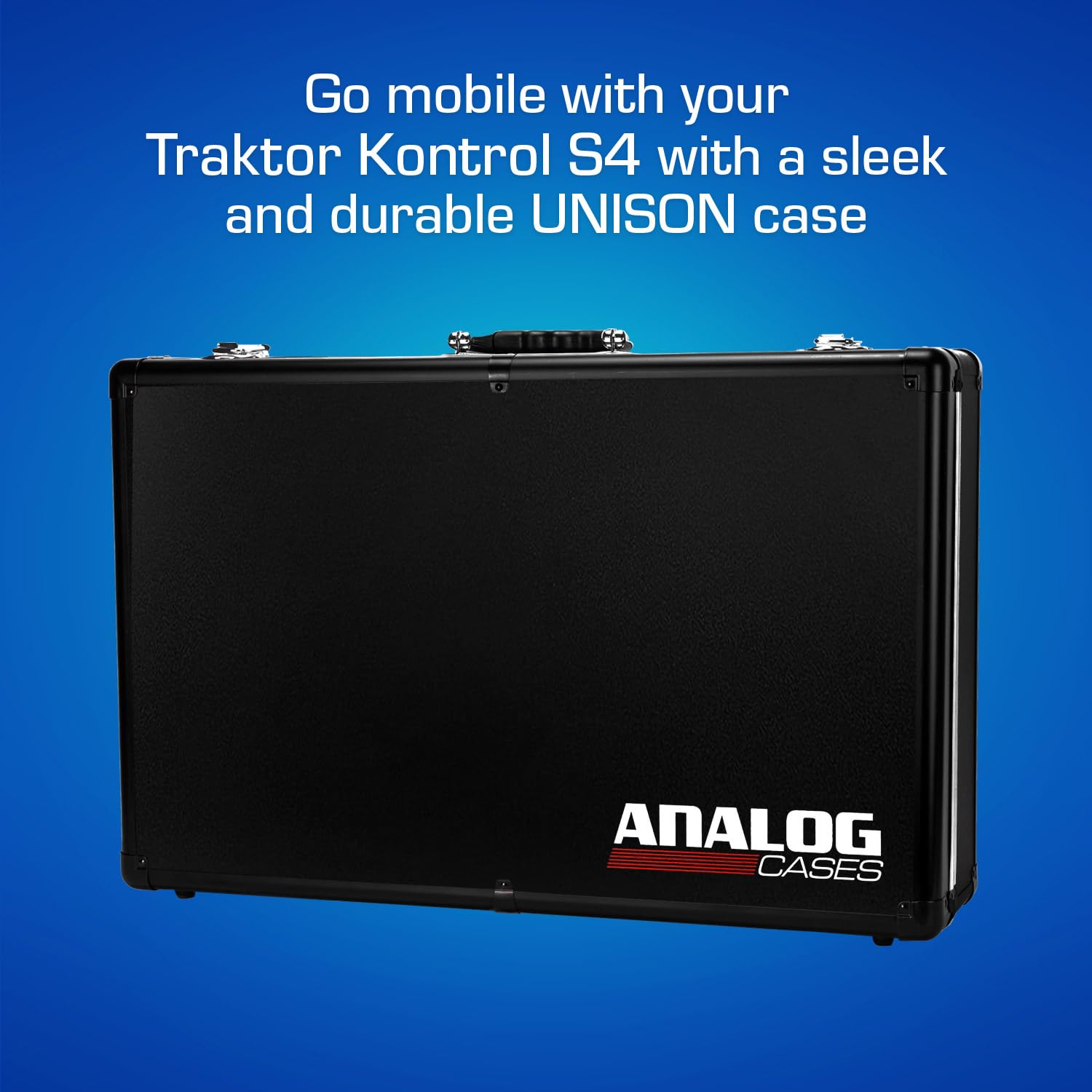 Analog Cases UNISON per Native Instruments Traktor Kontrol S4, valigetta da trasporto DJ (borsa da trasporto leggera e resistente, custodia DJ con il massimo comfort di trasporto) Nero