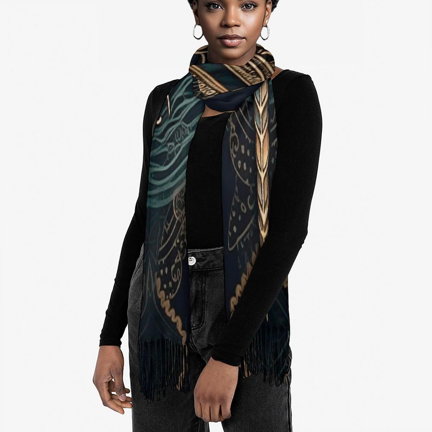 Dragonfly Scarf for Women Men Classic Fashion Blanket Scarves Soft Cashmere Feel Scarf Cold Weather Warm Long Shawl Winter Large Scarves Classic Blanket Scarfs Thick