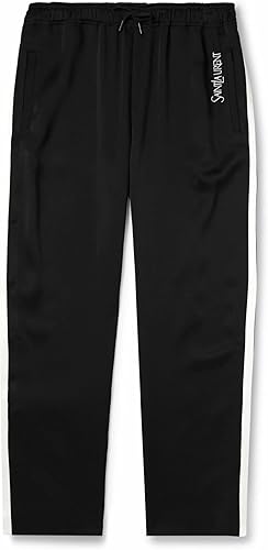 Sudaderas de satén Jersey Negro de Saint Laurent de Segunda Mano